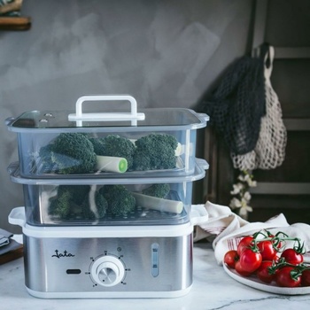 JATA Уред за Готвене на Пара jata cv623 Пластмаса 800 w (8421078035213)