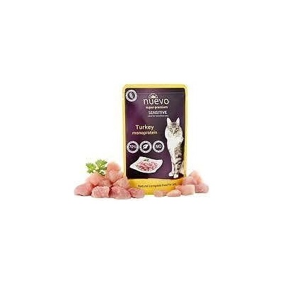 nuevo SENSITIVE Turkey - Пауч за котка с пуйка - 85 г
