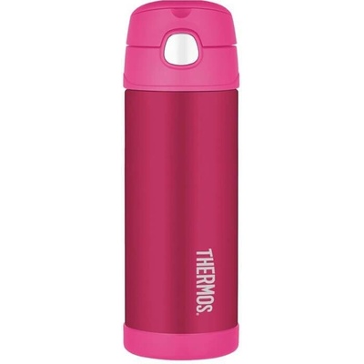 Thermos termoska s brčkem 470 ml růžová tmavá