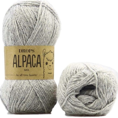 Drops Alpaca MIX 0501 světlá šedá