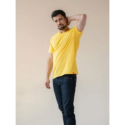 Cityzenwear AGEN pánské tričko žluté žlutá