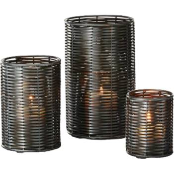 Image 1 of Philippi Комплект свещници Philippi - Sala, 3 броя, черни (PH 265003)