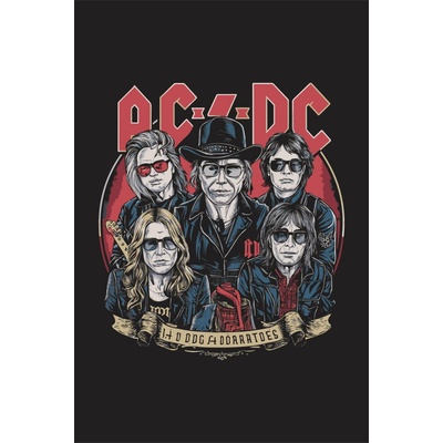 Nažehlovací obtisk-AC/DC 1 25 x 28 cm