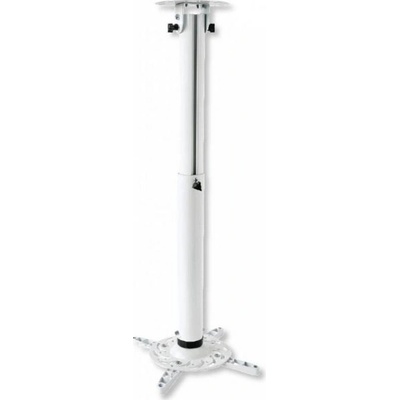 Techly Stropný držiak na projektor 50-77 cm, 15 kg, biely