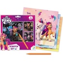 Teddies Vyškrabávací obrázek My little Pony barevný 3 ks