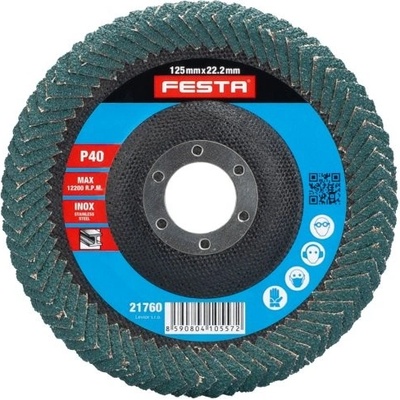 Festa Kotouč lamelový oboustranný 125 mm P40 21760