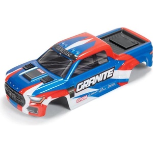 Arrma каросерия синя/червена: Grom Granite