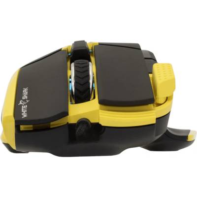 White Shark GM-9006, MARROK, RGB, 12000 DPI, черно - жълт (GM-9006)