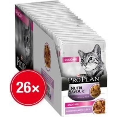Purina Pro Plan Cat Delicate Turkey 26 x 85 g