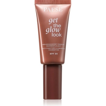 Paese Get The Glow Look Illuminating Foundation lehký make-up s rozjasňujícím účinkem SPF20 3N Warm Beige 30 ml