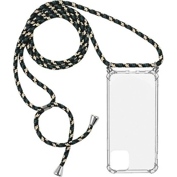 Pouzdro Jelly Case Rope Case Samsung S21 Plus na krk - zelené