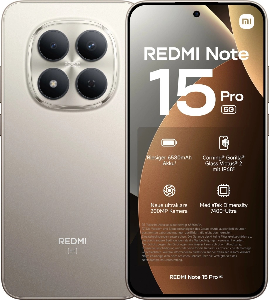Xiaomi Redmi Note 15 Pro 5G 8GB/256GB Titanium