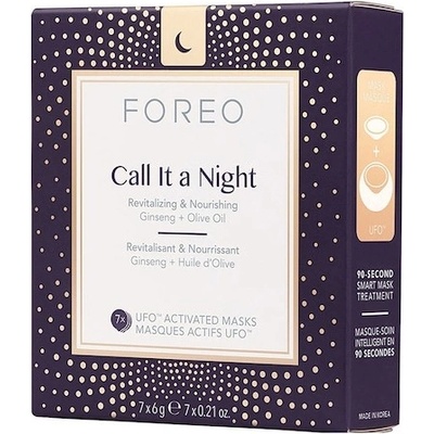 Foreo UFO Call It a Night noční revitalizační maska 7 x 6 g