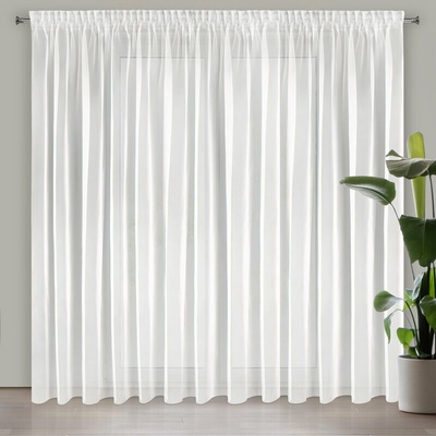 Takoy ELLA LINE záclona ESEL z ľahkej a lesklej látky 400 x 250 cm-HF-390056 | 400 x 250 cm