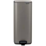 Brabantia Кош за смет Brabantia Bo Pedal 30L, Platinum (35948219)