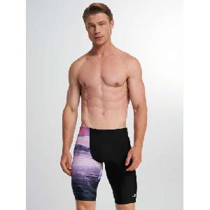 JOSS Бански Mens 42cm Training AOP Jammers