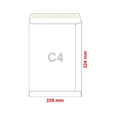 KRPA Obálky C4 229x324 mm tašky ofset samolepicí