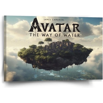 Sablio Obraz Avatar The Way of Water Lietajúce mesto - 60x40 cm