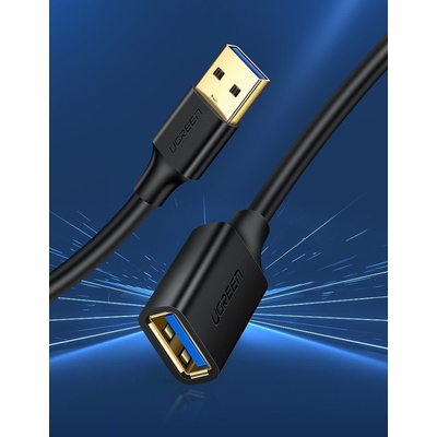 Ugreen 10368 USB 3.0 (female) - USB 3.0 (male), 1m, černý