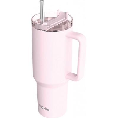 Quokka Stream Nerezový XL Termo pohár Light Pink 1200 ml