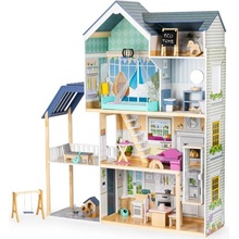 Eco Toys Domček pre bábiky s nábytkom Residence Grace