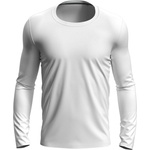 Stedman stretch-t long sleeve / Мъжка тениска с дълъг ръкав - бяла l (st9620whil)