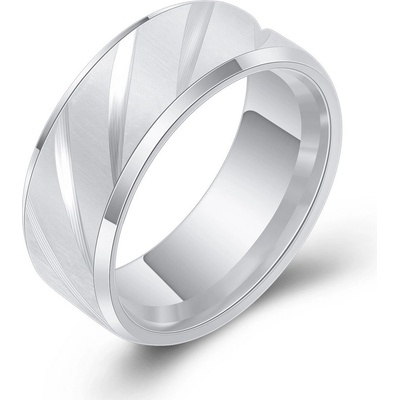 Naky ocelový prsten Duncan Silver P4617