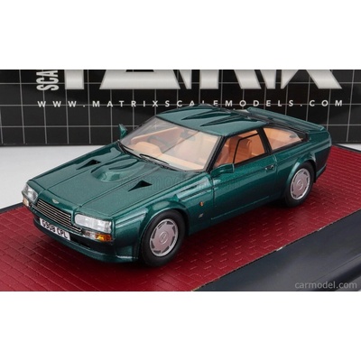 Matrix scale models Aston martin V8 Zagato 1986 Green Met 1:43