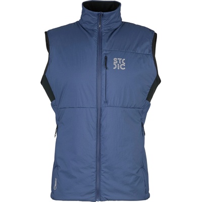 Stoic Мъжки вълнен елек Stoic MountainWool60 JokkmokkSt. Hybrid Vest Winter vest - Light Navy Blue / Black - размер XL (032-1611-0214)