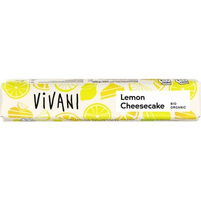 Vivani Tyčinka mliečna čokoláda Lemon Cheesecake Bio 40 g