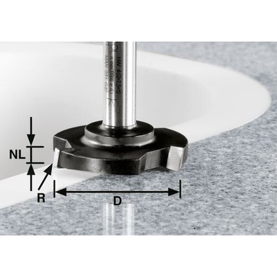 Festool Zarovnávacia fréza HW päta 12 mm HW D 52/R1ss S12 492701