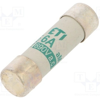 ETI POLAM 002631005 Pojistka: tavná; aM; 6A; 690VAC; kulatý,průmyslová; 14x51mm