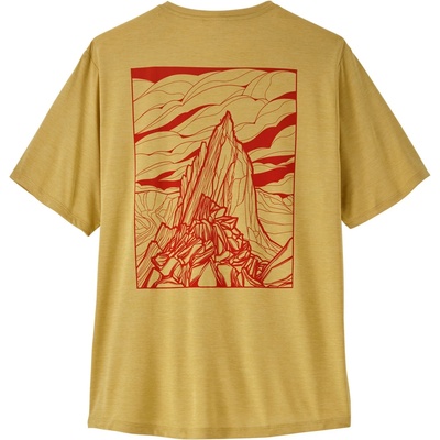 Patagonia Мъжка спортна тениска Patagonia Cap Cool Daily Shirt Cloud Crag Sport shirt - Limestone Yellow / Light Limestone Yellow X-Dye (216-7989-0114)