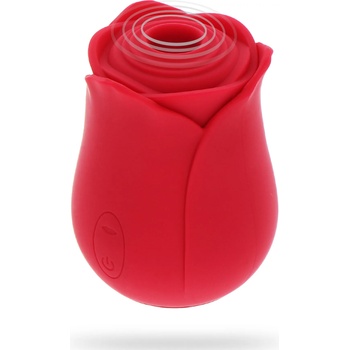 Image 1 of ToyJoy Ravishing Rose Pulse Stim Red