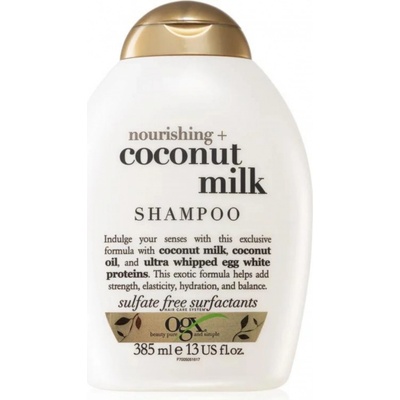 OGX Vyživujúce šampón kokosové mlieko 385 ml