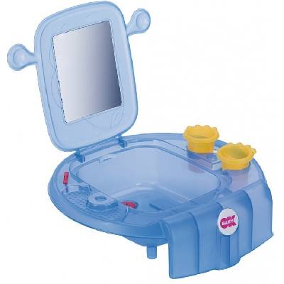 Мини мивка с тоалетка OK Baby - Спейс, синя (OKBSC81901B)