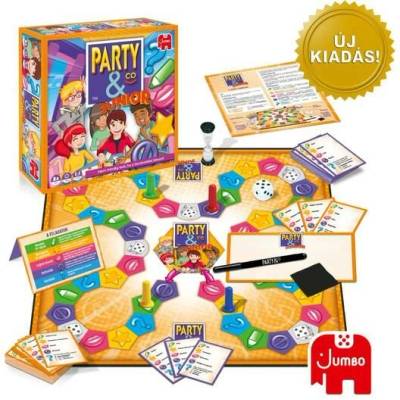 TM Toys Jumbo: Party & Co Junior настолна игра на унгарски език (JUM0433)
