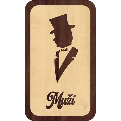 Tabuľka na dvere - Muži