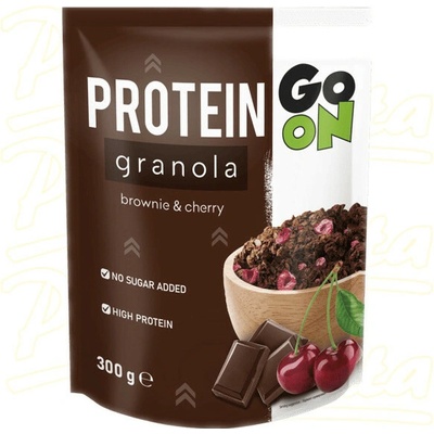 Go On! Proteinová granola brownie a cherry 300 g – Zbozi.Blesk.cz
