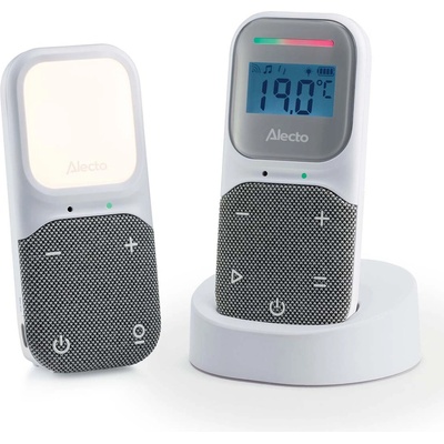 Alecto chůvička Full Eco Audio s křišťálově čistým zvukem DECT, displejem a nočním světlem Bílá DBX140