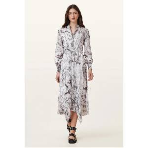 AllSaints Ленена рокля SKYLAR MAXI (W047DC)