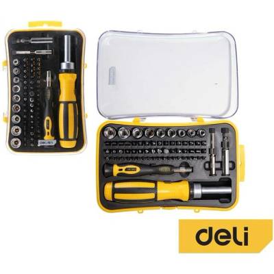 DELI GROUP CO., LTD. Sada bitů se šroubováky 65ks DELI EDL3565