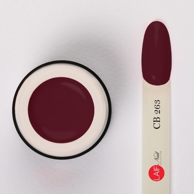 Laif Barevný UV/LED gel vínový CB 263 gluttony 6 ml