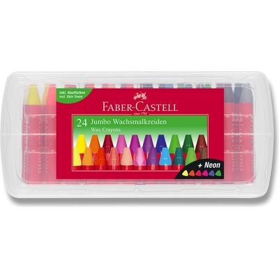 Faber-Castell trojhranné Jumbo 24 farieb