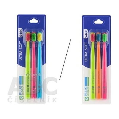 Plus Lekáreň Ultra soft 5460 Zubná kefka 3 ks