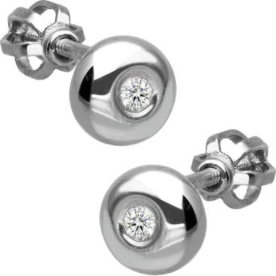 Zlaton Náušnice bílé zlato s diamanty 1.45g 000242203238