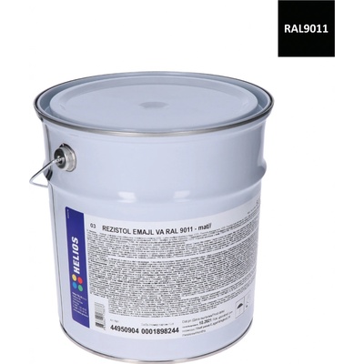 Rezistol email VA na zinek černá RAL 9011 5kg