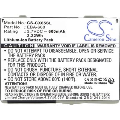 Cameron Sino Siemens CV65 / CF62 / C65 CAMERON SINO Li-Ion батерия 3.7V/600mAh, съвместима с BenQ-Siemens EBA-660, SZÜRKE CS-CX65SL (CS-CX65SL)