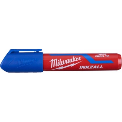 MILWAUKEE Značkovač - popisovač INKZALL™ "L" plochý hrot - modrý