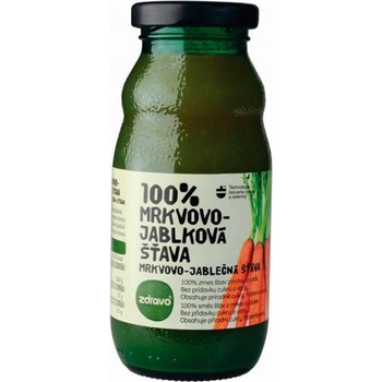 Zdravo 100% mrkva a jablko 200 ml